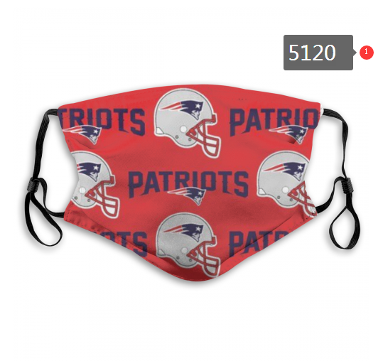 2020 NFL New England Patriots #13 Dust mask with filter->nfl dust mask->Sports Accessory